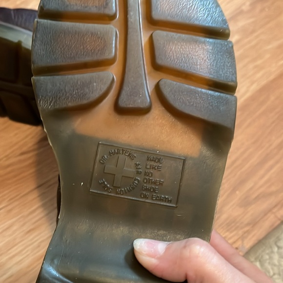 Dr. Martens 3A78 Dark Brown Leather Monk Strap Y2K Chunky Y2K Platform Oxford - Picture 4 of 7